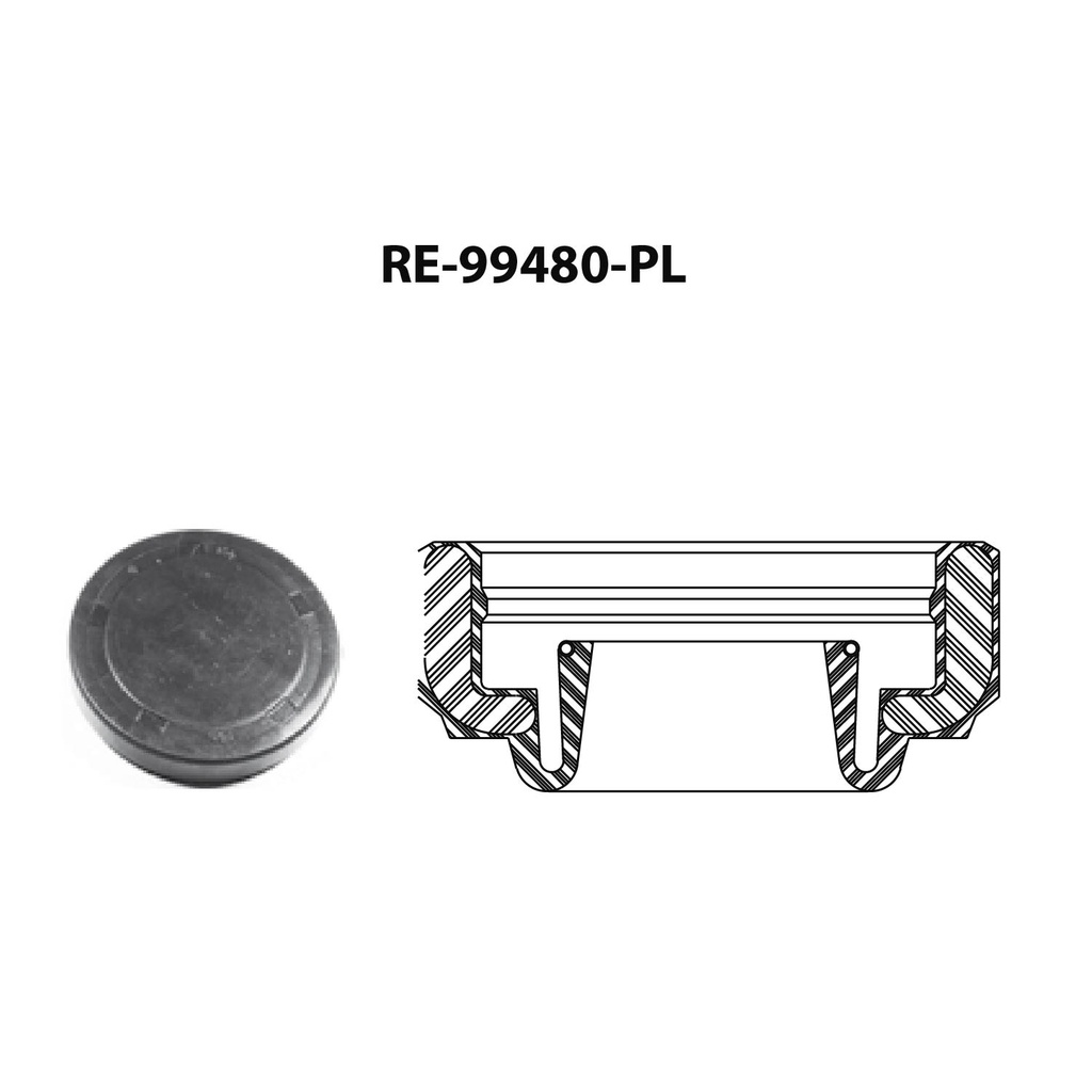 TF-RE-99480-PL — Tapon de arbol de levas para motor TF Victor RE-99480-PL