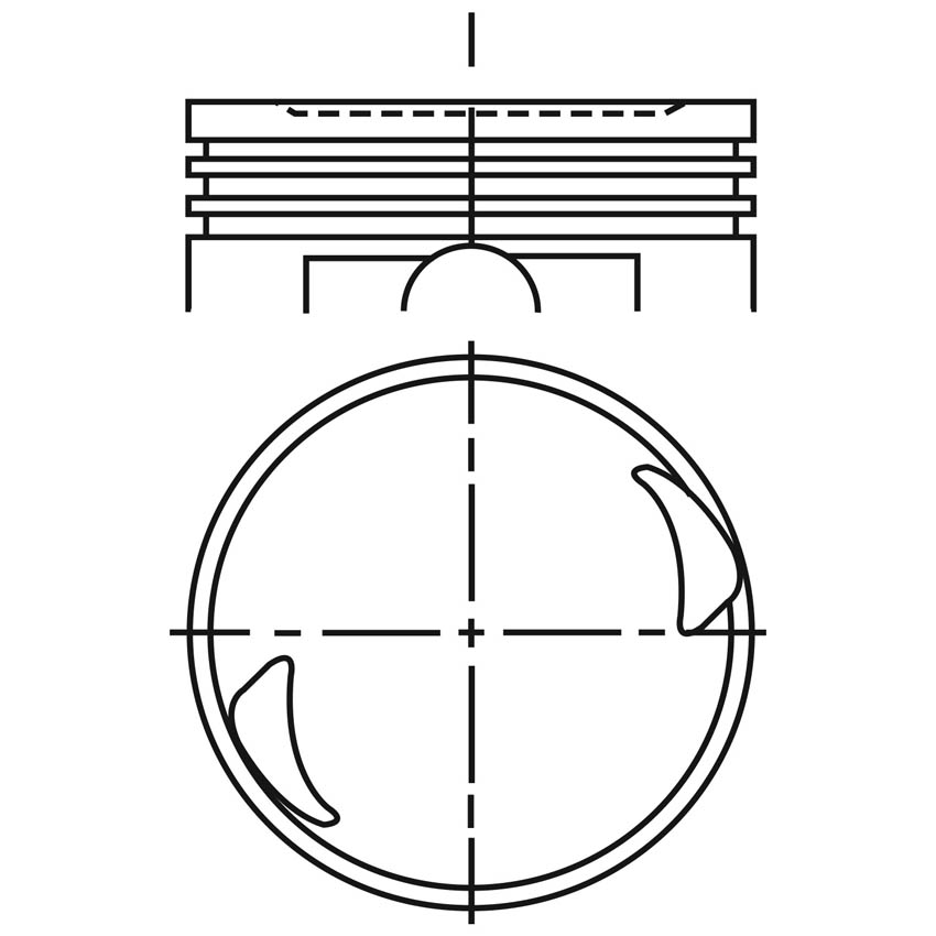Piston para motor a gasolina Vehyco P1000CH STD