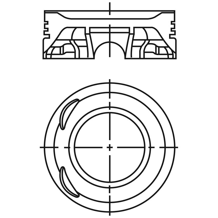 Piston para motor a gasolina Vehyco P1800N2 STD