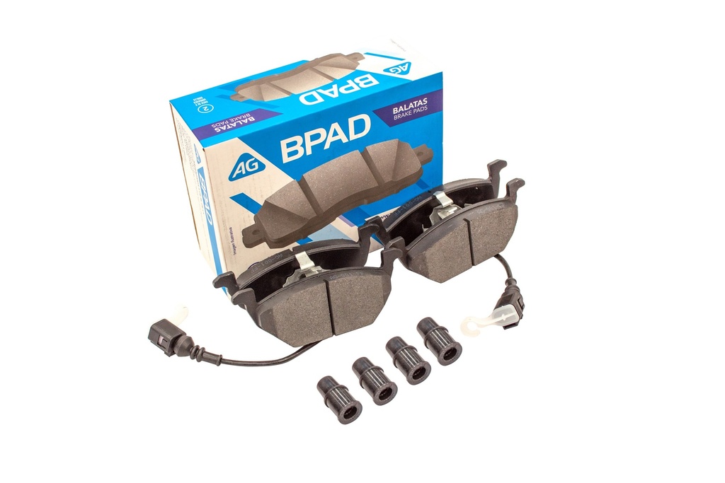 AG-67709-D768 — Balata AUDI A3 (Con sensor) 2001-2004 Delantero (Set 4 pzs)