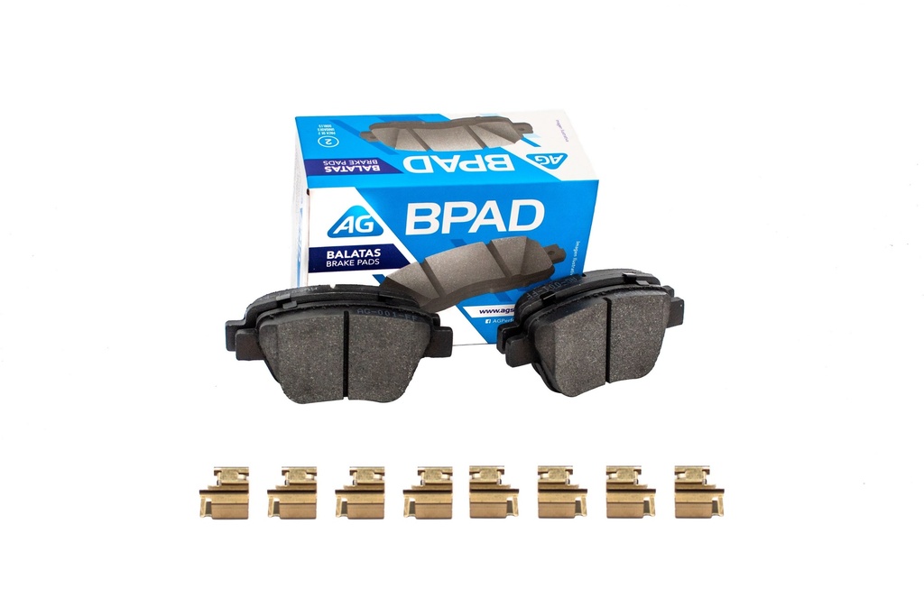 Balata AUDI A3 (1.4L, 1.8L, 2.0L) 2011-2013 Trasero (Set 4 pzs)