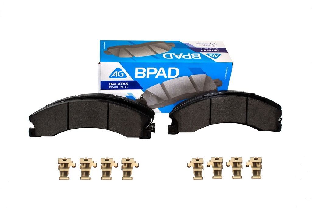AG-68523-D1411 — Balata CHEVROLET C-2500 2011 Delantero (Set 4 pzs)