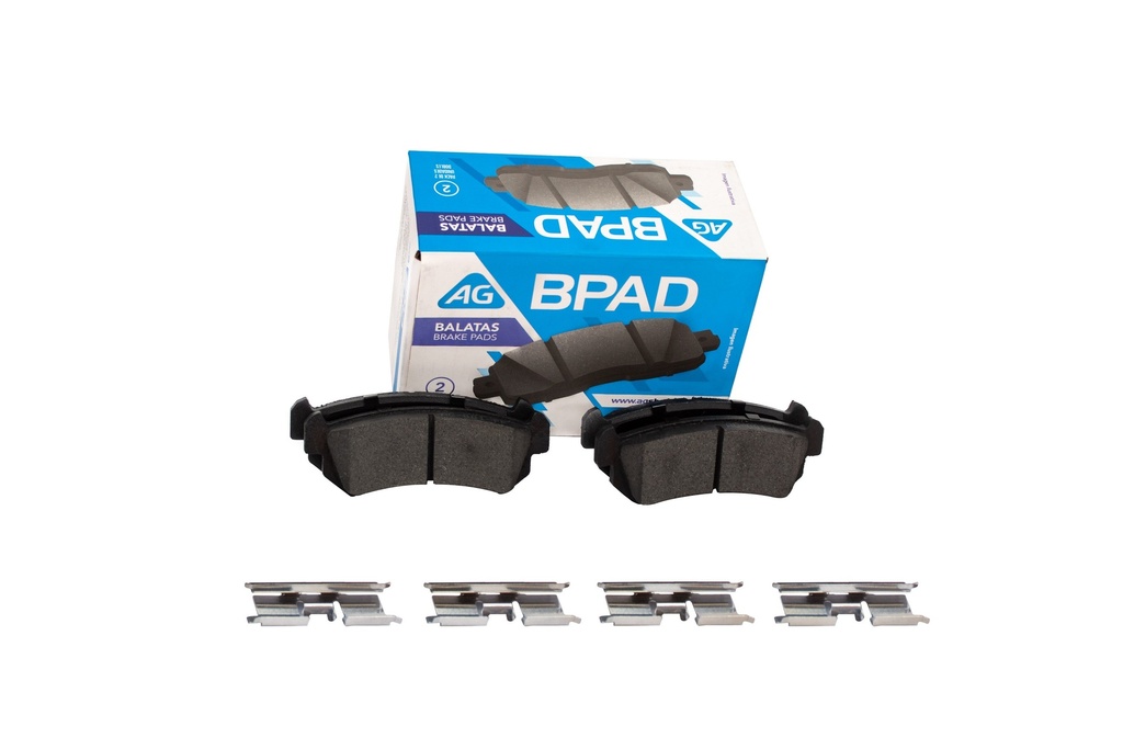 AG-67939-D1036 — Balata CHEVROLET Optra 2004-2010 Trasero (Set 4 pzs)