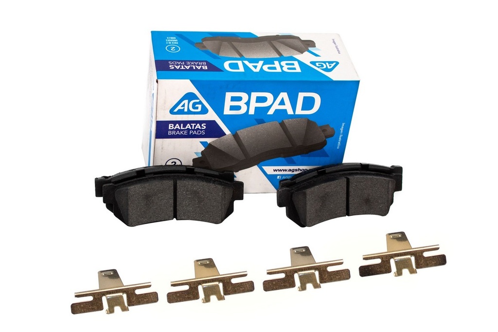 AG-67939-D1315 — Balata CHEVROLET Optra (Menor longitud) 2006-2010 Trasero (Set 4 pzs)