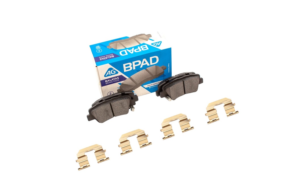 Balata DODGE Attitude 2012-2018 Trasero (Set 4 pzs)