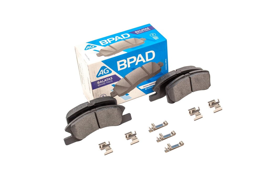 AG-68956-D1731 — Balata DODGE Attitude 2015-2023 Delantero (Set 4 pzs)