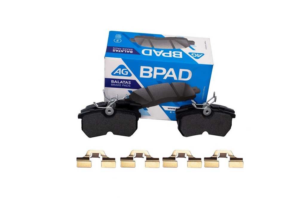 AG-67763-D886 — Balata FORD Fiesta ST 2014-2016 Trasero (Set 4 pzs)