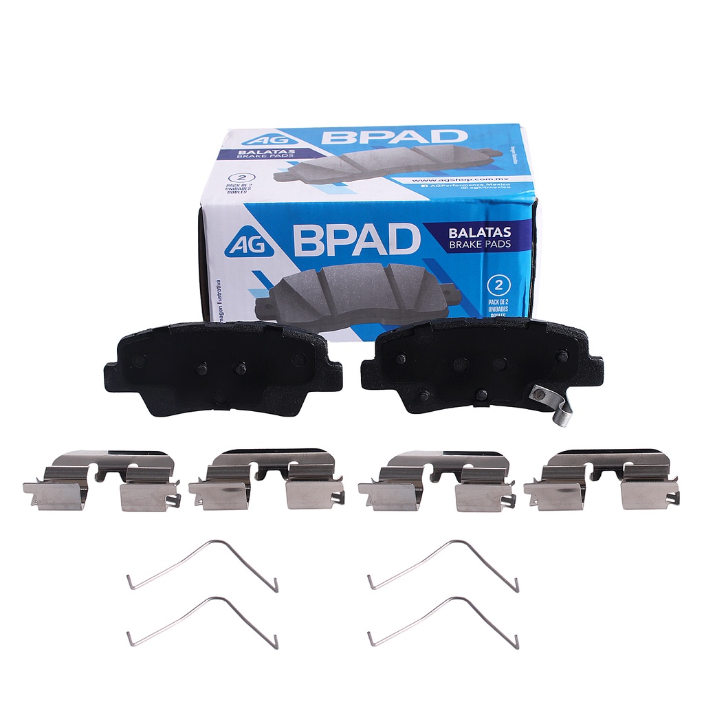 Balata HYUNDAI Accent 2018-2020 Trasero (Set 4 pzs)
