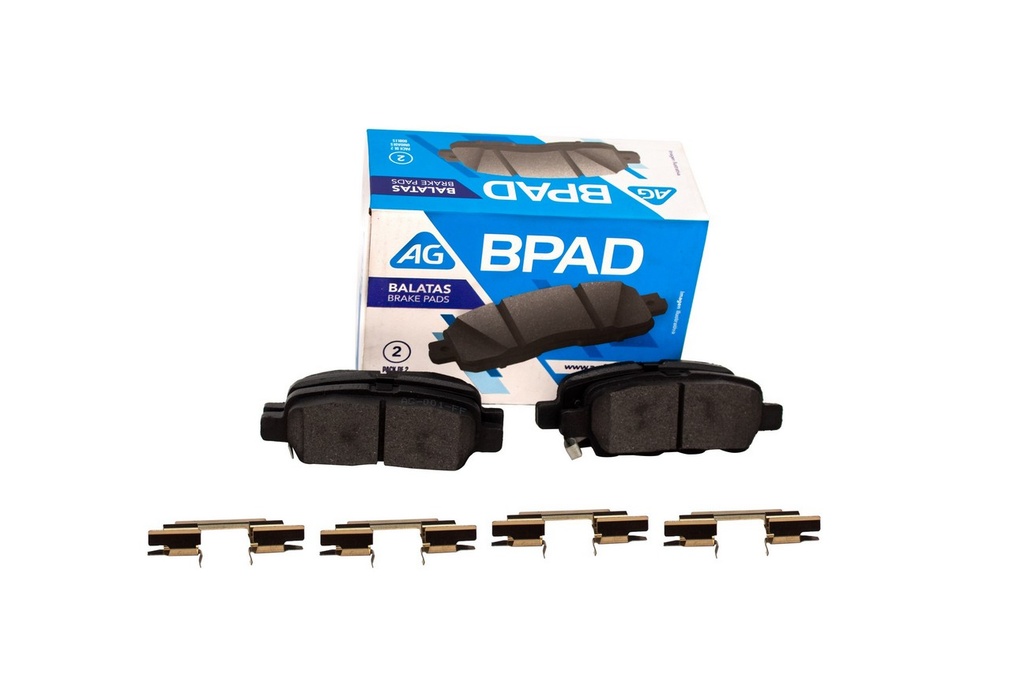 AG-68405-D1288 — Balata INFINITI EX35 2008-2010 Trasero (Set 4 pzs)