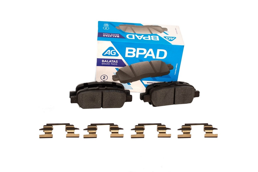 Balata INFINITI FX35 Coupe 2010-2012 Trasero (Set 4 pzs)