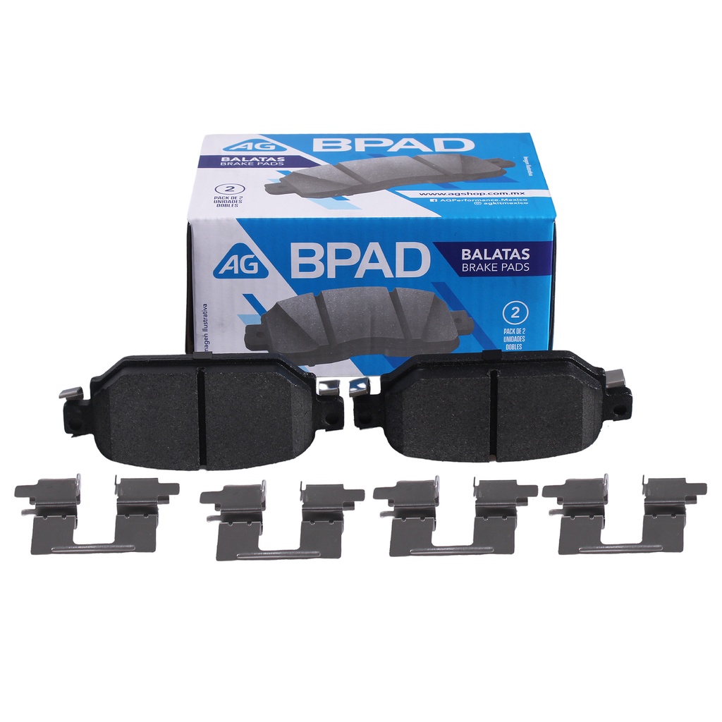 AG-69271-D2042 — Balata MAZDA 3 2015-2018 Trasero (Set 4 pzs)