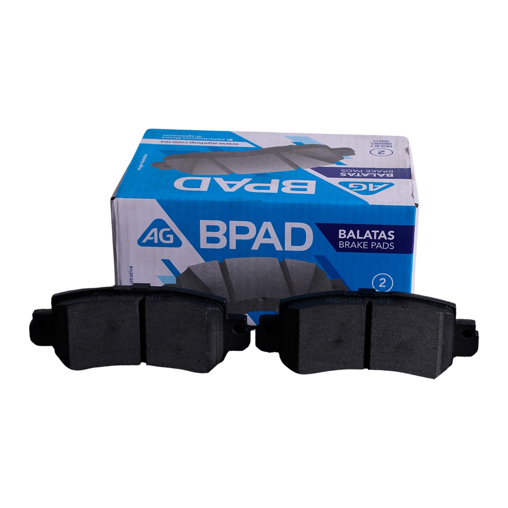 AG-68837-D1624 — Balata MAZDA CX-3 2016-2022 Trasero (Set 4 pzs)
