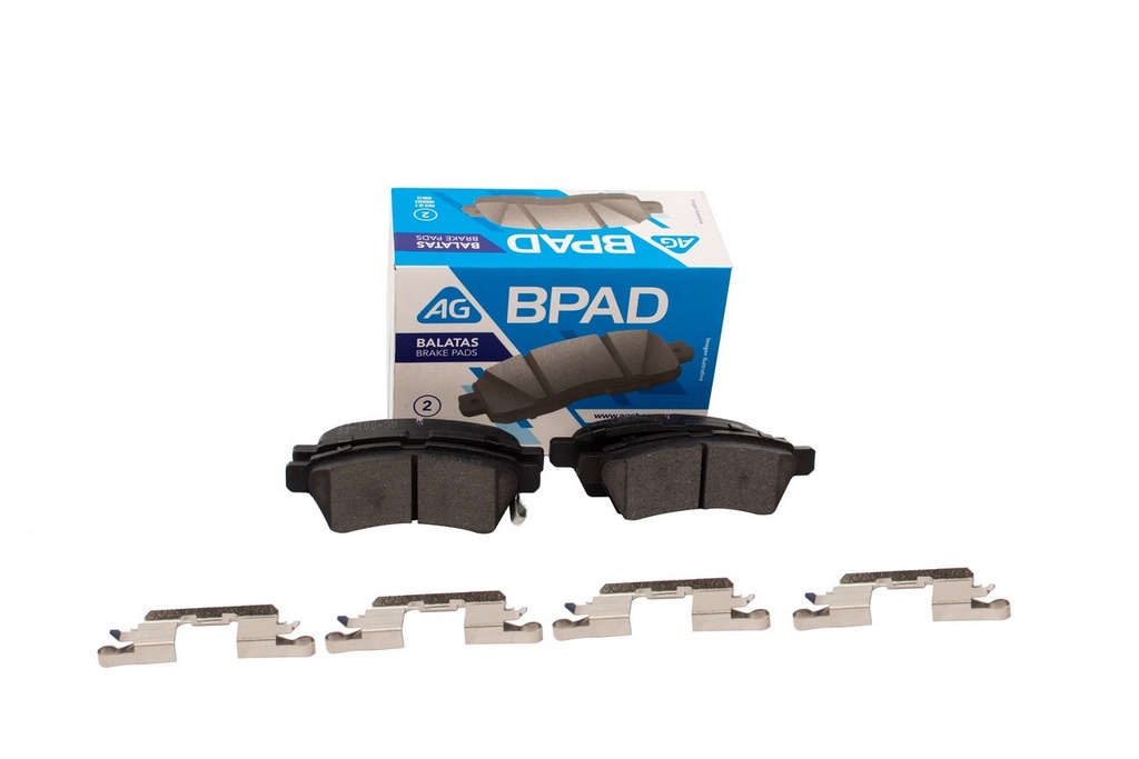 Balata NISSAN Frontier 2005-2019 Trasero (Set 4 pzs)