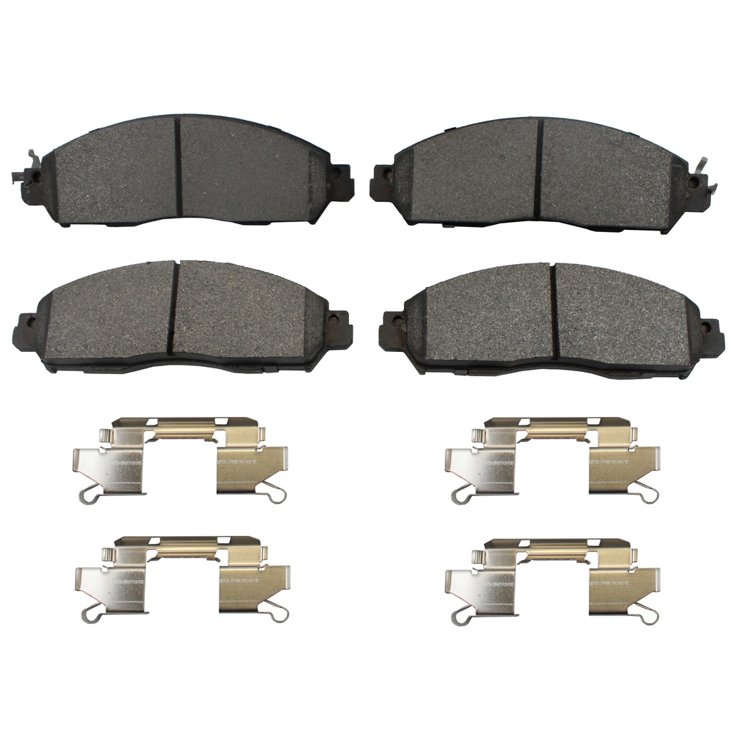 AG-69141-D1911 — Balata NISSAN Frontier (Con kit) 2016-2021 Delantero (Set 4 pzs)