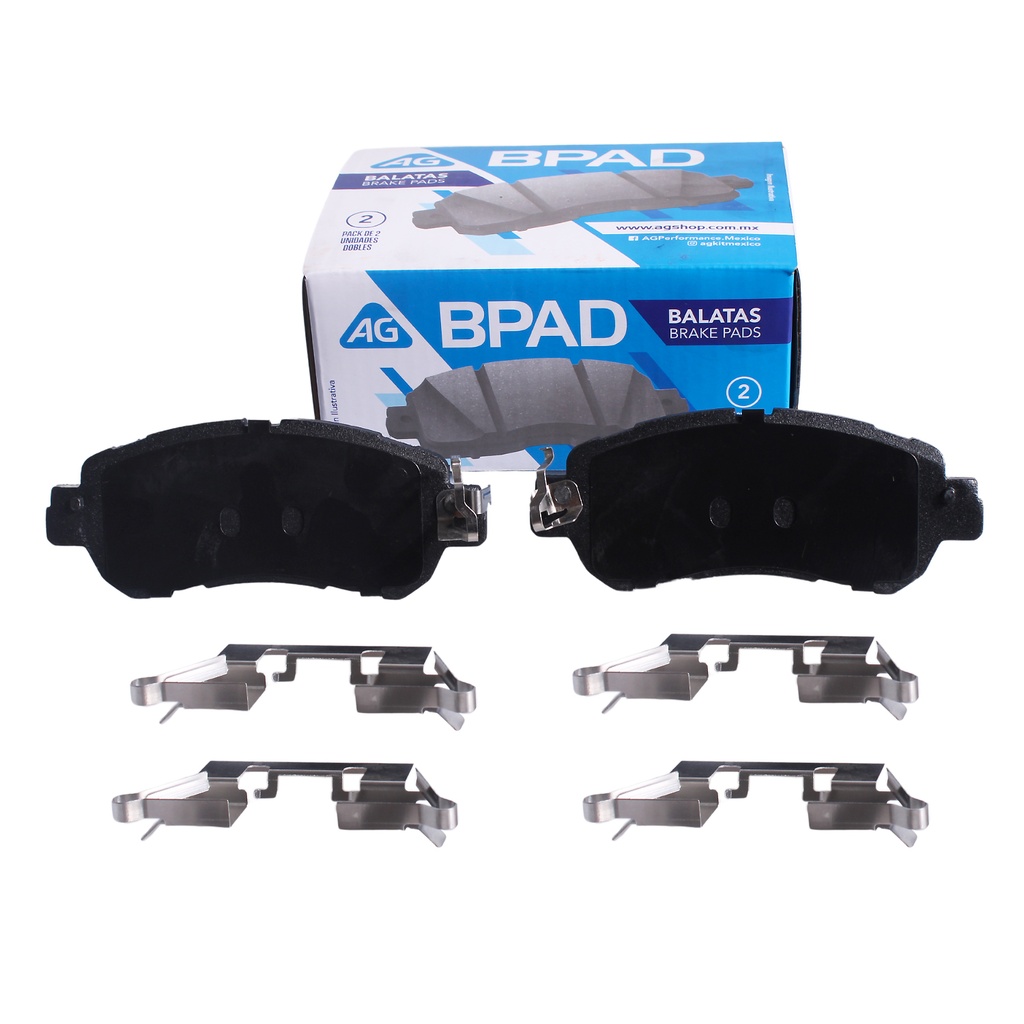 Balata NISSAN Kicks 2017-2023 Delantero (Set 4 pzs)