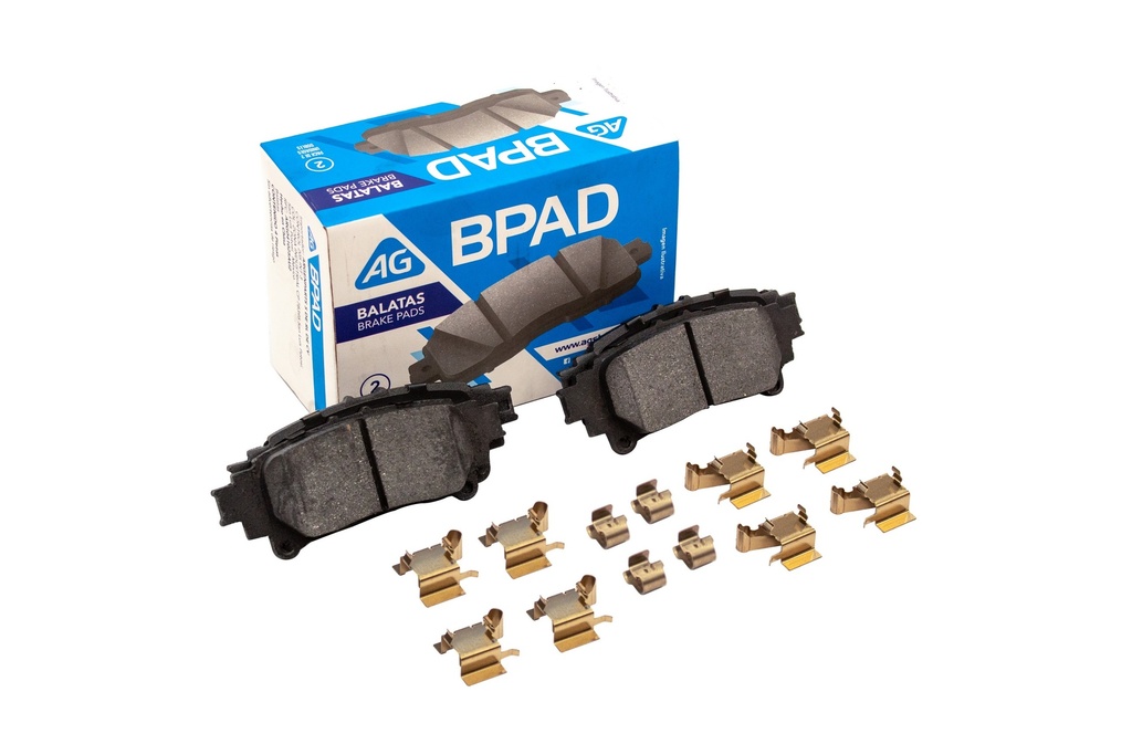 Balata TOYOTA Highlander 2014-2019 Trasero (Set 4 pzs)