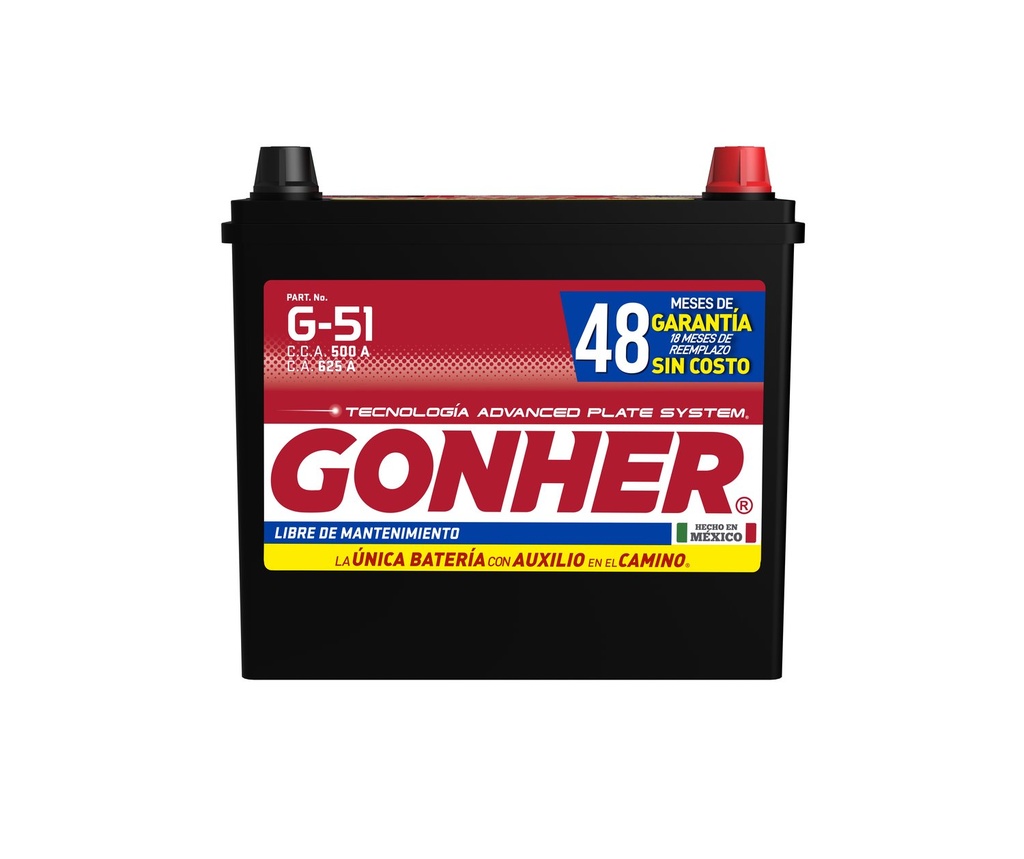 BAT-GH-G51 — Batería GONHER G-51 — BCI 51