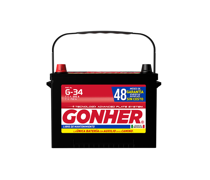 BAT-GH-G34 — Batería GONHER G-34 — BCI 34
