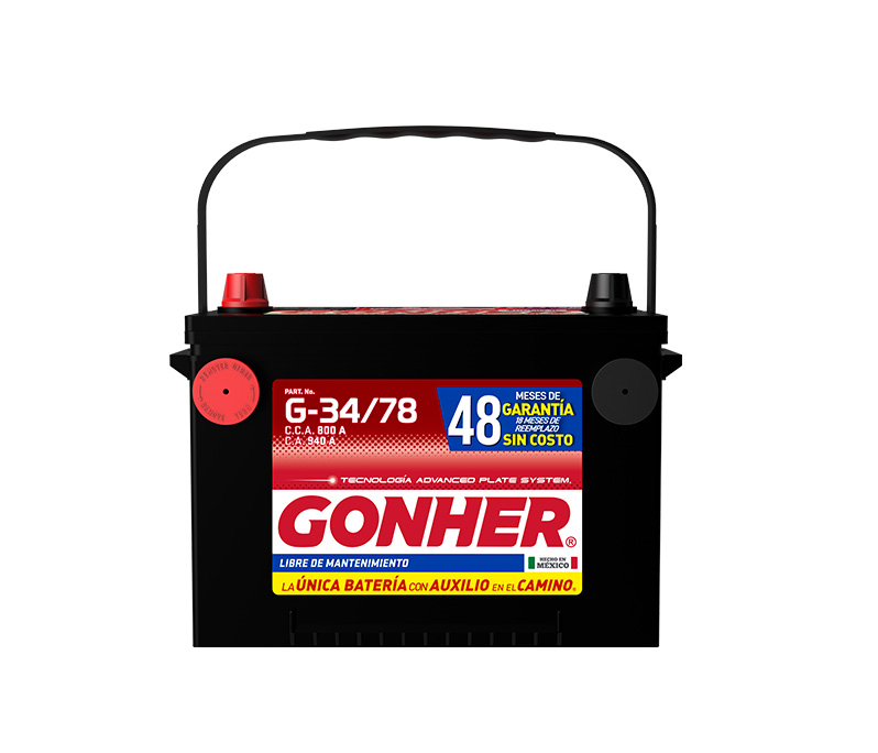 BAT-GH-G3478 — Batería GONHER G-34/78 — BCI 34