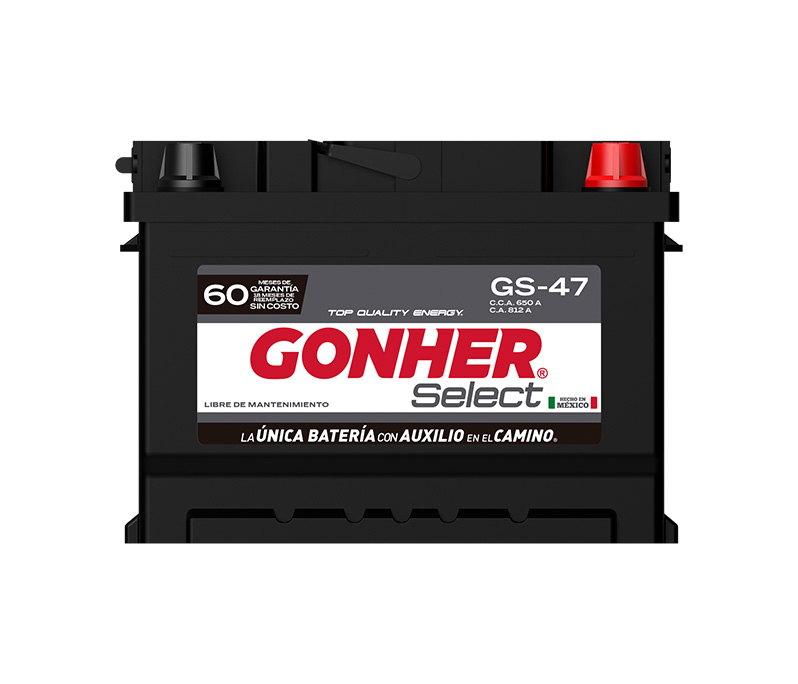 BAT-GS-GS47 — Batería GONHER SELECT GS-47 — BCI 47
