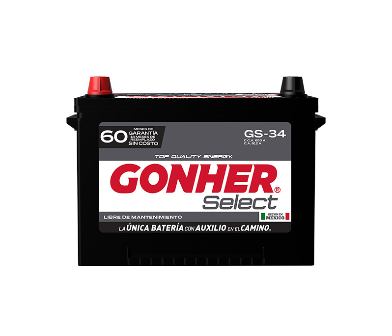 BAT-GS-GS34 — Batería GONHER SELECT GS-34 — BCI 34