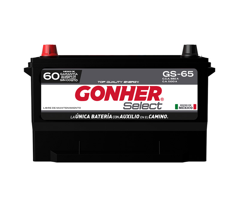 Batería GONHER SELECT GS-65 — BCI 65