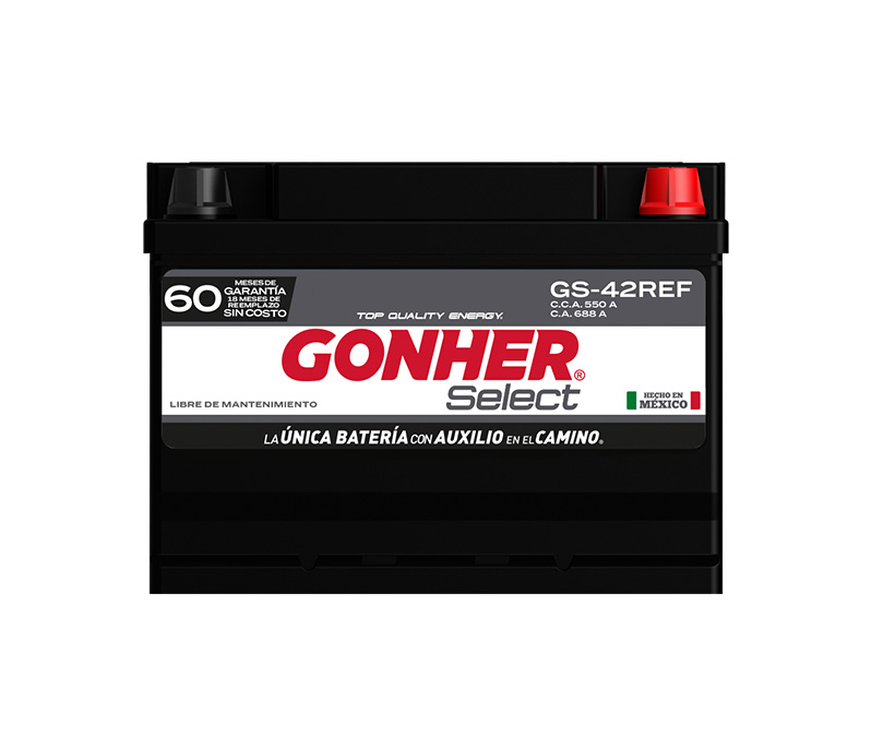 BAT-GS-GS42REF — Batería GONHER SELECT GS-42REF — BCI 42