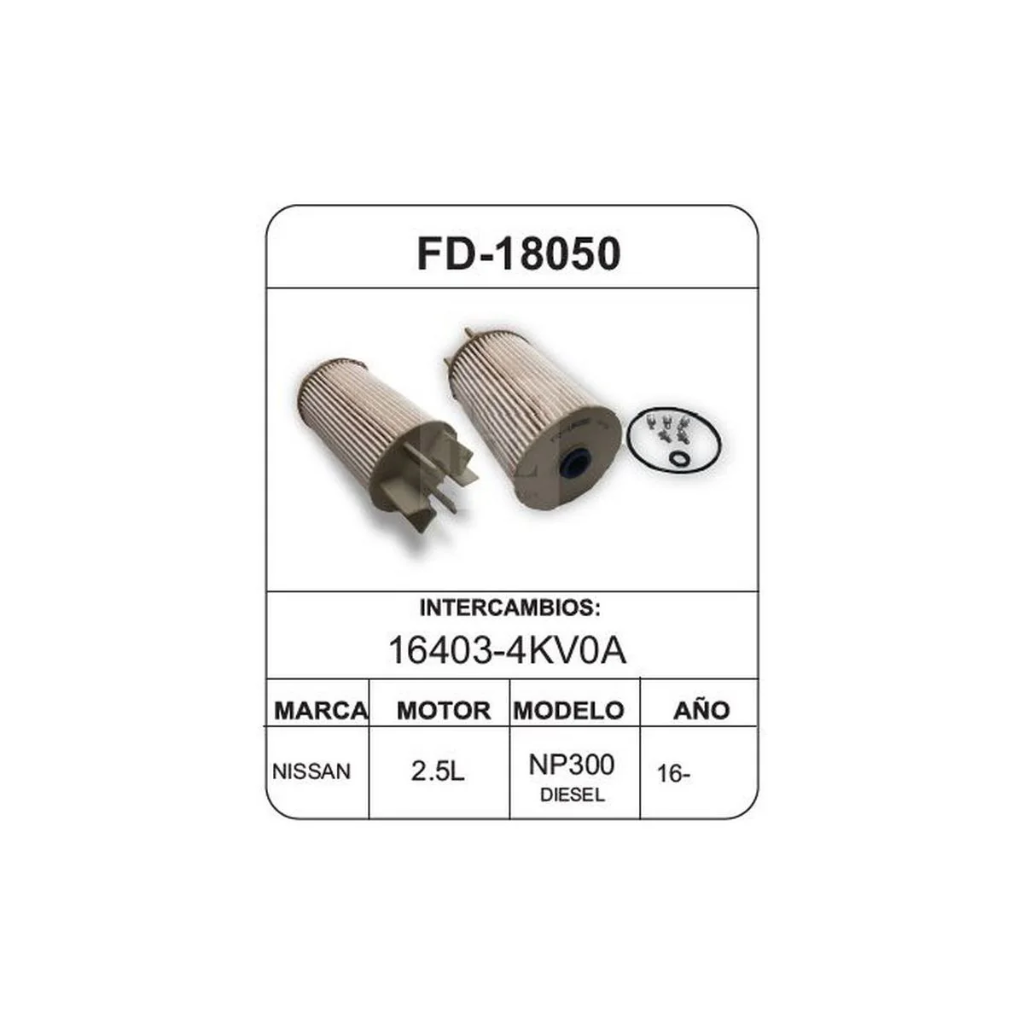 UN-FD-18050 — Filtro de Combustible FD-18050 Unifil