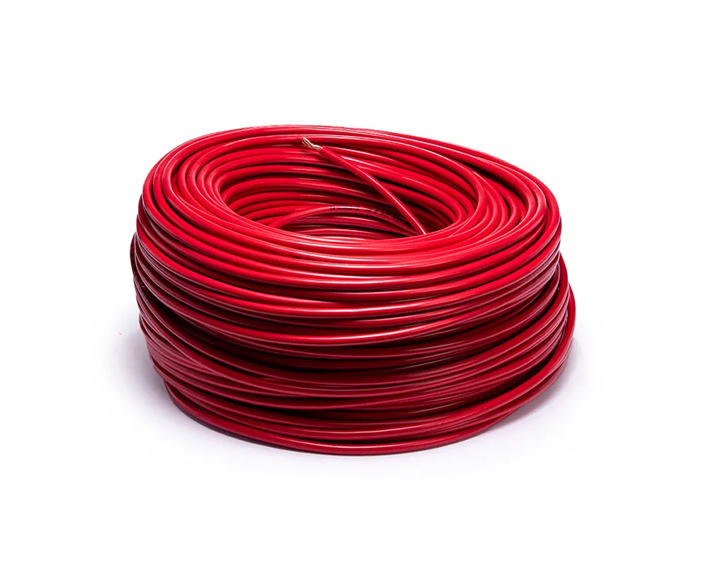 Cable flexible automotriz para instalación calibre 10" rojo 100 metros AYC 13139
