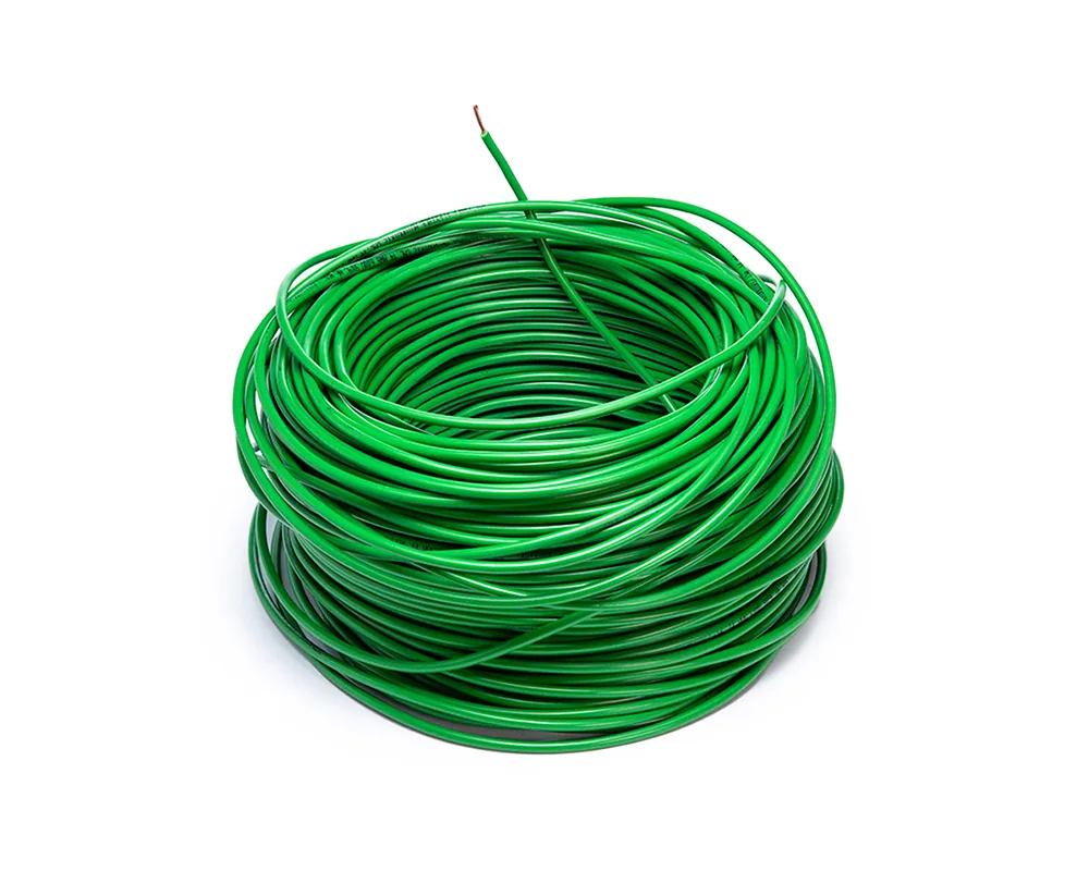 Cable flexible automotriz para instalación calibre 14" verde 100... AYC 13154