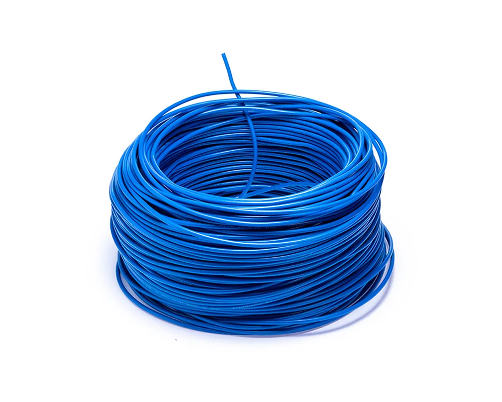 AY-13162 — Cable flexible automotriz para instalación calibre 16" azul 100 metros AYC 13162