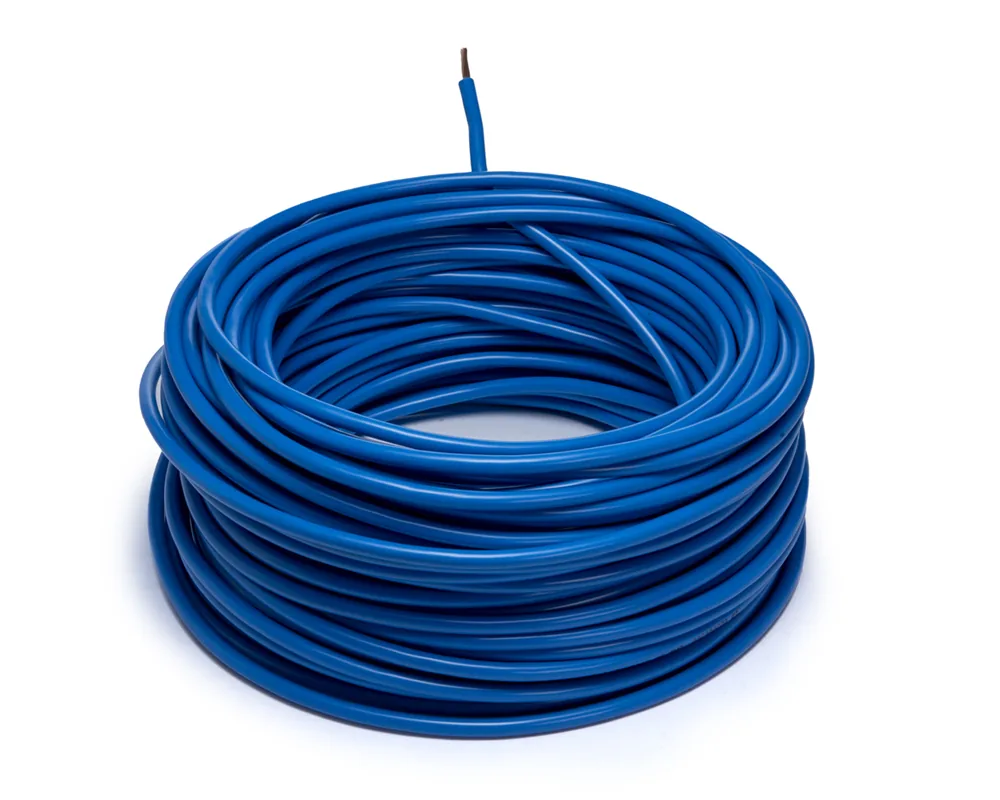 Cable flexible automotriz para instalación calibre 10" azul 30 metros AYC 13176