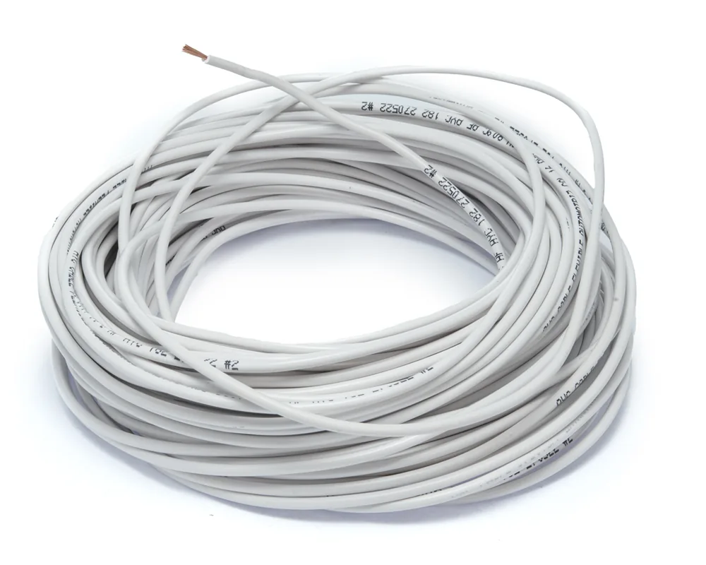 Cable flexible automotriz para instalación calibre 16" blanco 30... AYC 13192