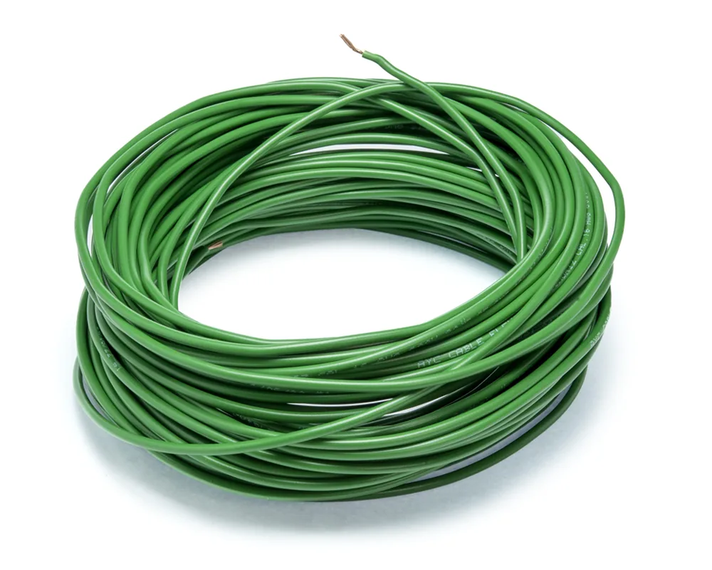 Cable flexible automotriz para instalación calibre 16" verde 30 metros AYC 13196