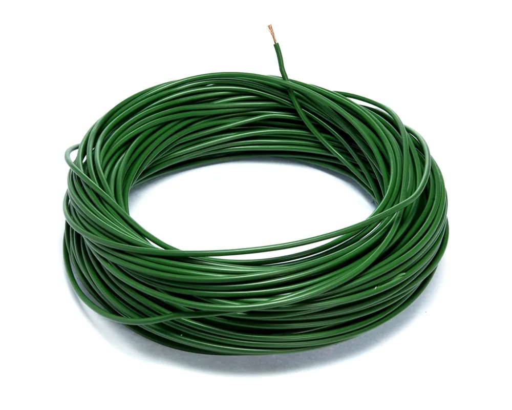 AY-13203 — Cable flexible automotriz para instalación calibre 18" verde 30 metros AYC 13203