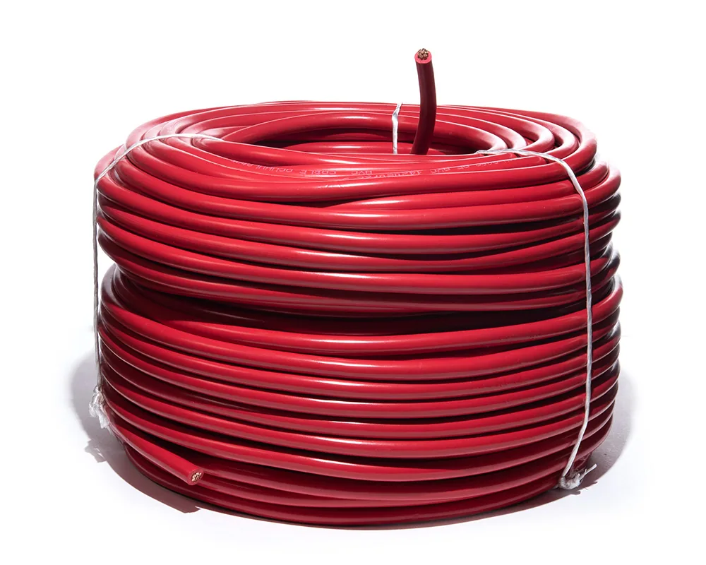 AY-49514C — Cable para acumulador automotriz calibre 4 rojo 100 metros AYC 49514C