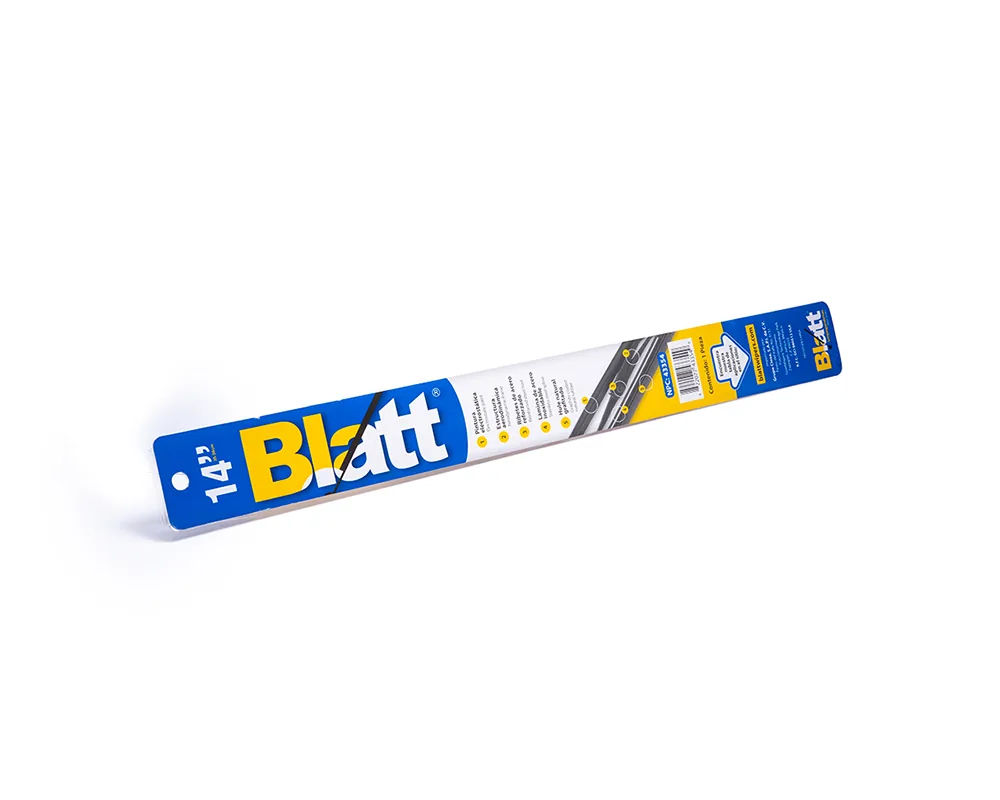 BL-43354C — Pluma Limpiaparabrisas Blatt Metal Hule Natural 14" Blíster 1 Pieza BLATT 43354C