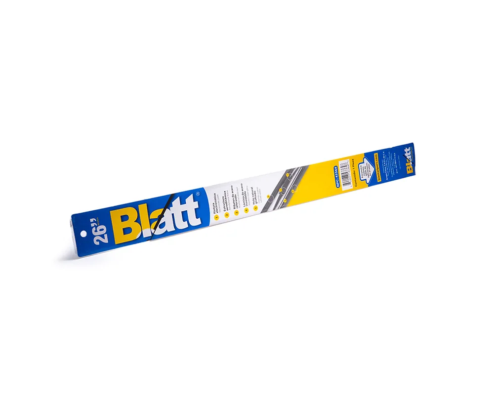 BL-43364C — Pluma Limpiaparabrisas Blatt Metal Hule Natural 26" Blíster 1 Pieza BLATT 43364C