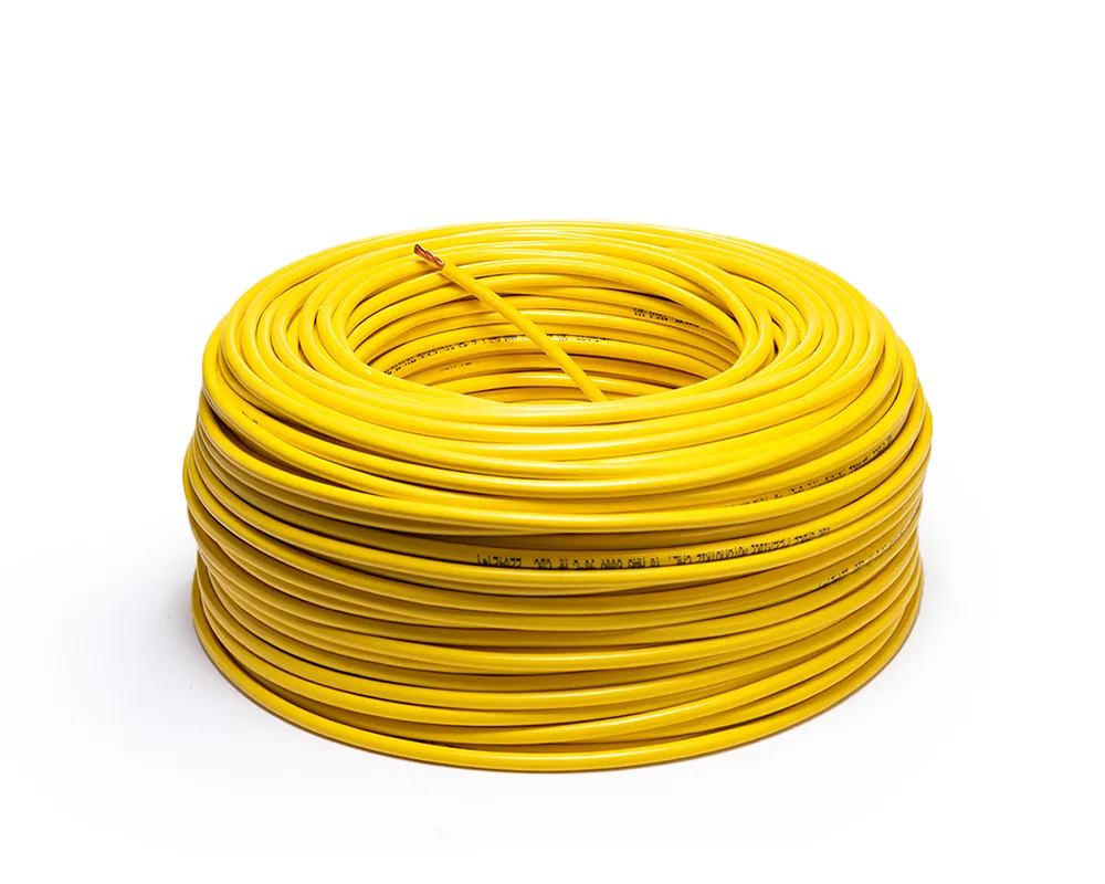 CD-05720 — Cable flexible automotriz para instalación calibre 10" amarillo... CDC 05720
