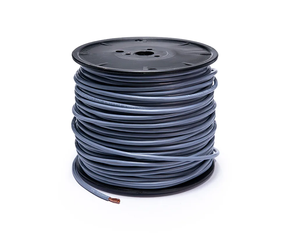 CD-05724 — Cable flexible automotriz para instalación calibre 10" gris carrete... CDC 05724