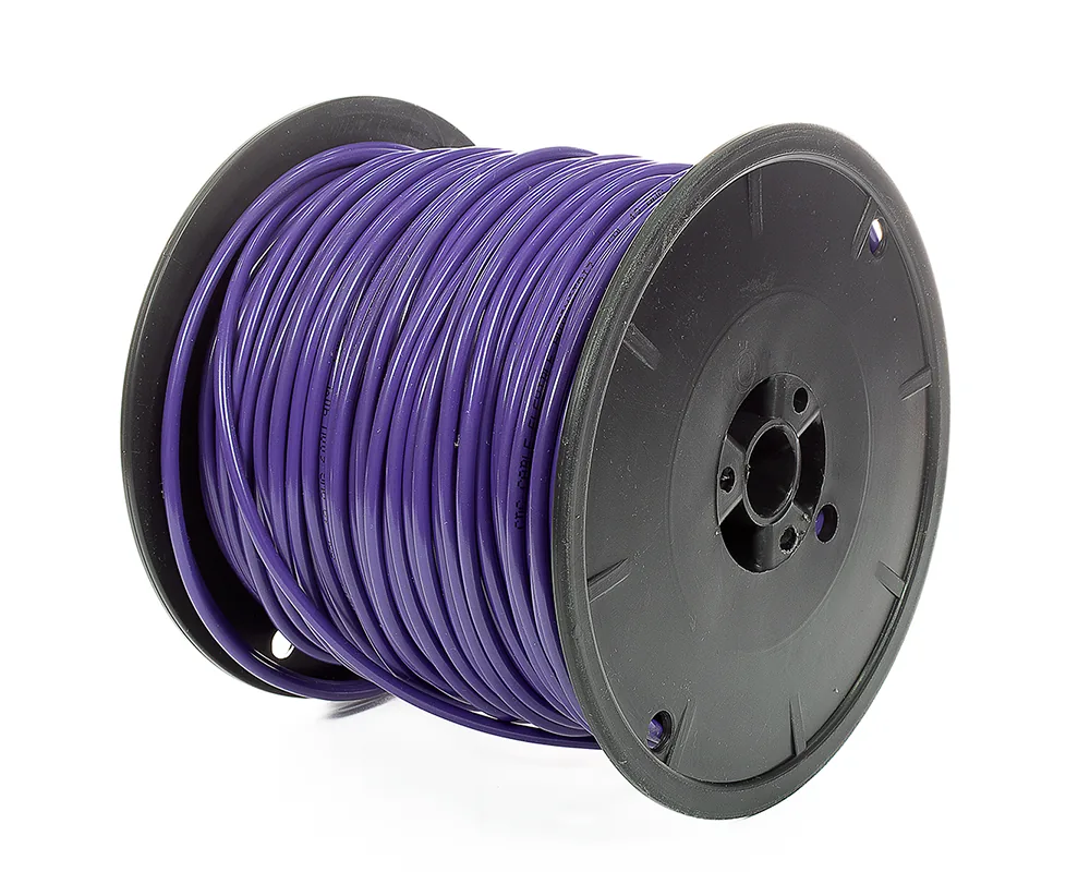 Cable flexible automotriz para instalación calibre 12" morado carrete... CDC 05734