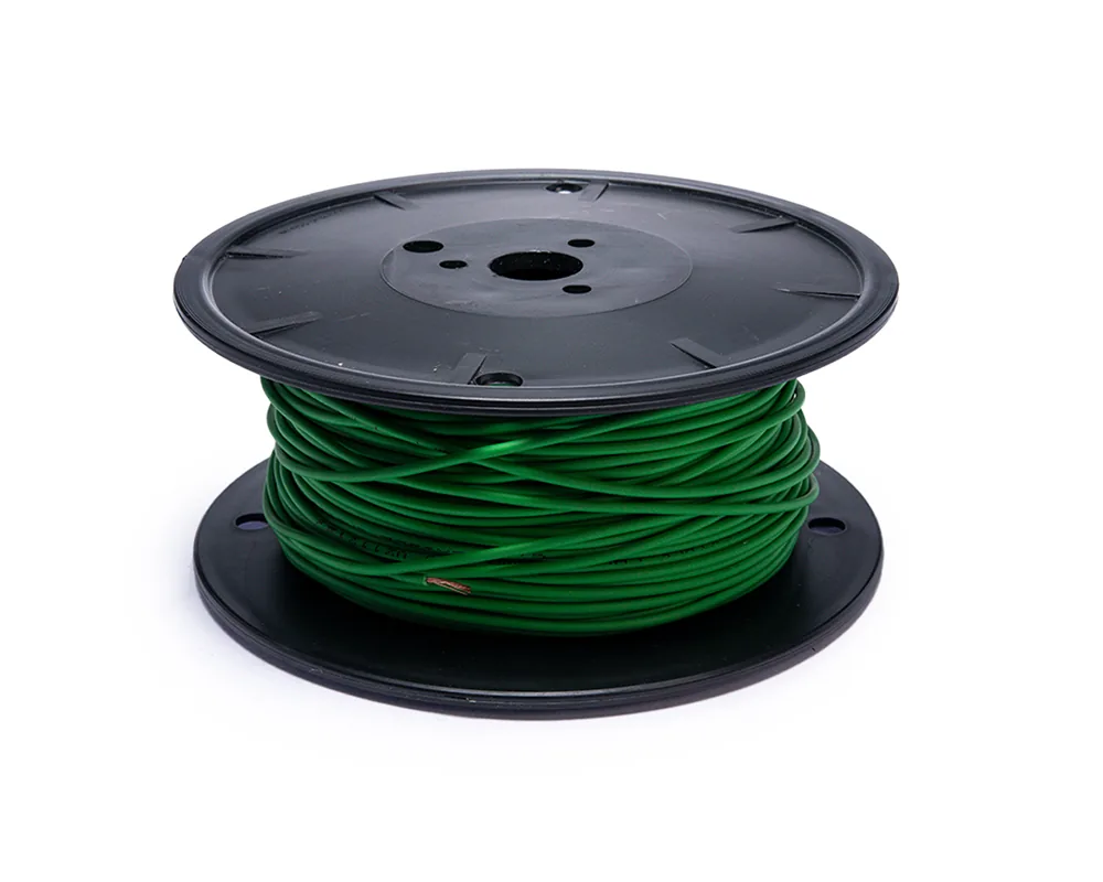 CD-05768 — Cable flexible automotriz para instalación calibre 18" verde carrete... CDC 05768