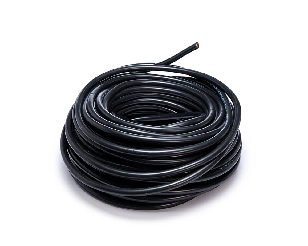 CD-05849 — Cable para acumulador automotriz calibre 6" negro 25 metros CDC 05849