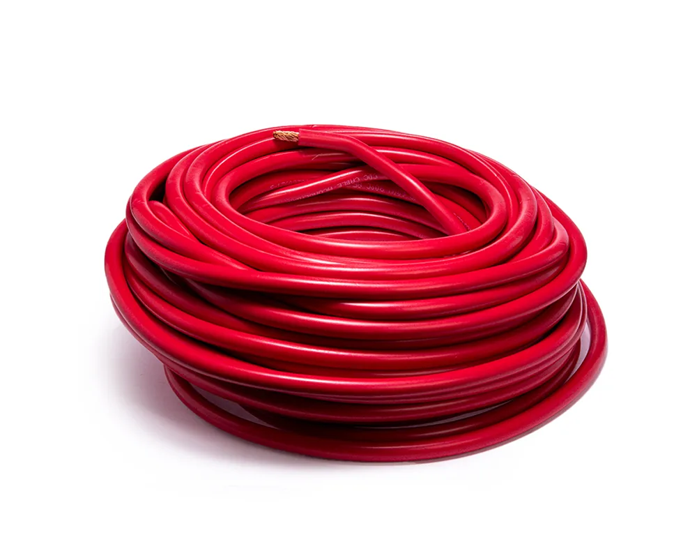 CD-05850 — Cable para acumulador automotriz calibre 6" rojo 25 metros CDC 05850