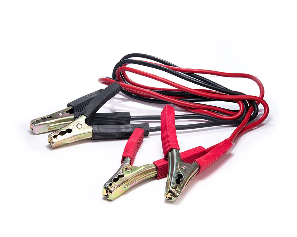 Cables Pasa Corriente 2.5 Mts Calibre 8" Pinzas Cobrizadas 40/75 Amps CDC 05860