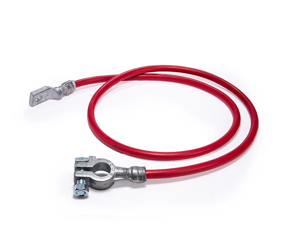 Cable Armado Calibre 6" Largo 1 Mt Rojo Sin Capuchon CDC 06523