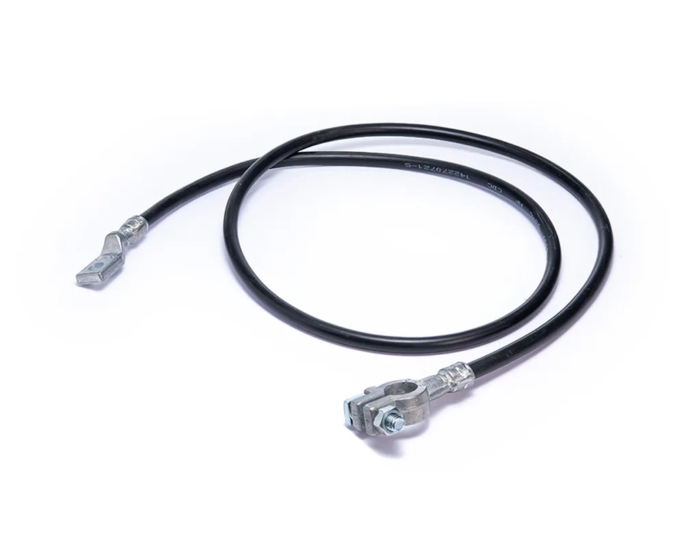 CD-06526 — Cable Armado Calibre 6" Largo 1.20 Mts Negro Sin Capuchon CDC 06526