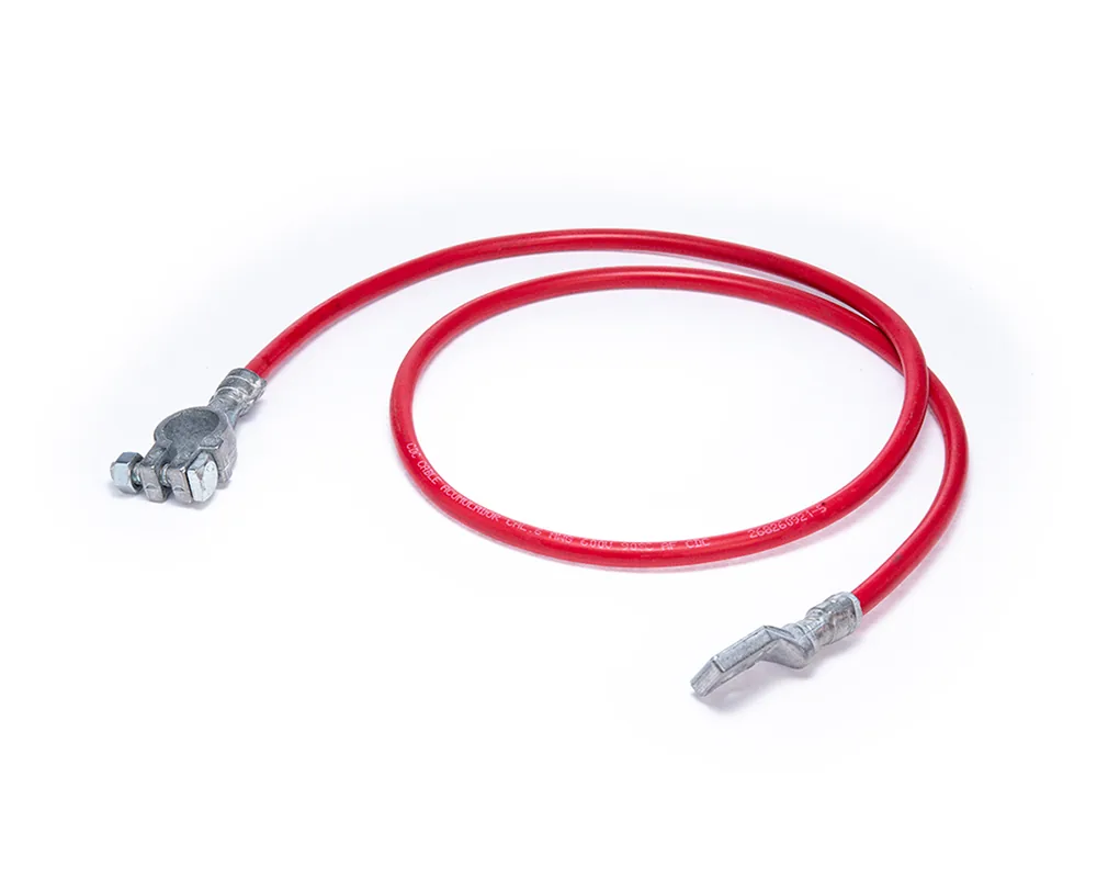 Cable Armado Calibre 6" Largo 1.20 Mts Rojo Sin Capuchon CDC 06527