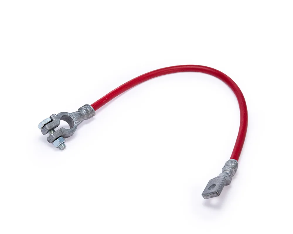 Cable Armado Calibre 6" Largo 40 Cm Rojo Sin Capuchon CDC 06535