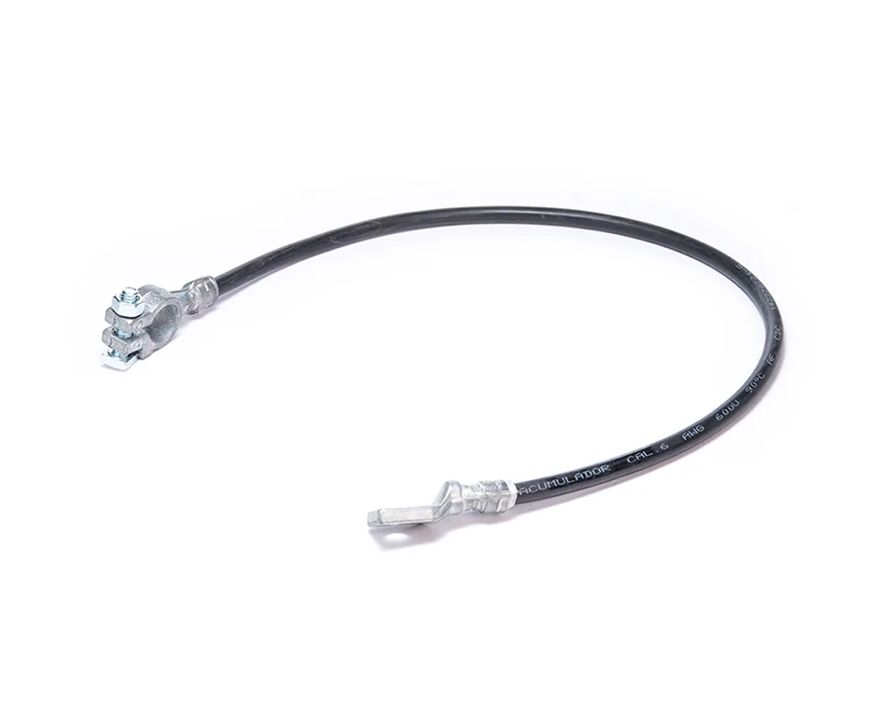 Cable Armado Calibre 6" Largo 60 Cm Negro Sin Capuchon CDC 06538